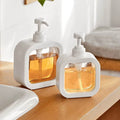 Large Capacity Soap Dispenser Bottle – Transparent Travel, Kitchen & Bathroom Pump Bottle, 300ml