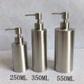 Stainless Steel Hand Wash Dispenser – Portable, Refillable & Rust-Resistant Bathroom Bottle | Elegant Home Soap Pump, 250/350/550ml