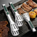 Non-Slip Stainless Steel Food Tongs – Serving Clip for BBQ, Grill, Salad & Buffet