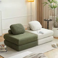 Single-Seat Lazy Sofa – Detachable & Washable Lounge Chair, Dual-Use Sofa Bed, Tofu Style