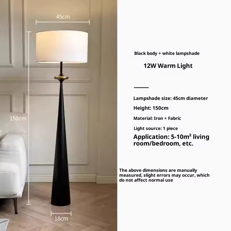 Modern Nordic Wabi-Sabi Floor Lamp, Minimalist Luxury LED Standing Lamp for Living Room