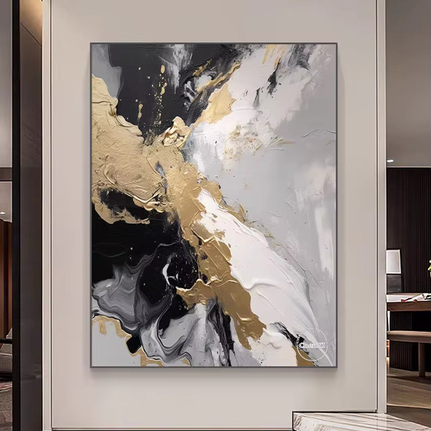 Hand-Painted Oil Painting on Canvas – Custom Large Wall Art, Modern Home Decor, Unframed