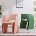 Nordic Single-Seat Chair – Modern Minimalist Lounge Chair for Home, Living Room & Outdoor Spaces