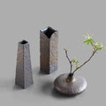 Mini Ceramic Flower Vase – Raw Pottery, Tea Ceremony & Hydroponic Arrangement Decor